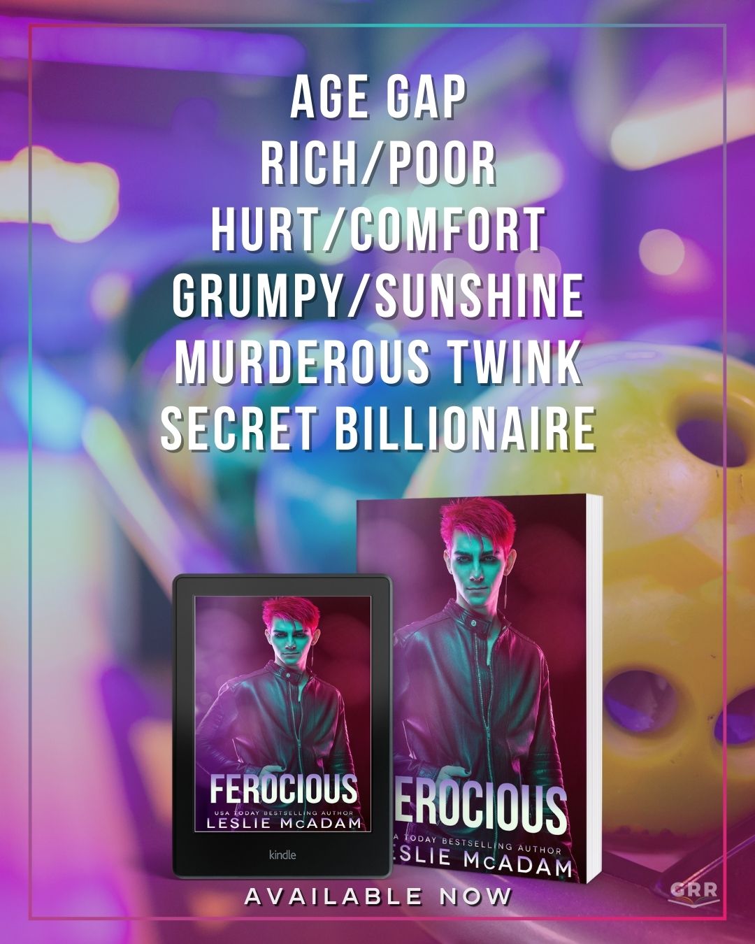 NEW RELEASE – Ferocious by Leslie McAdam