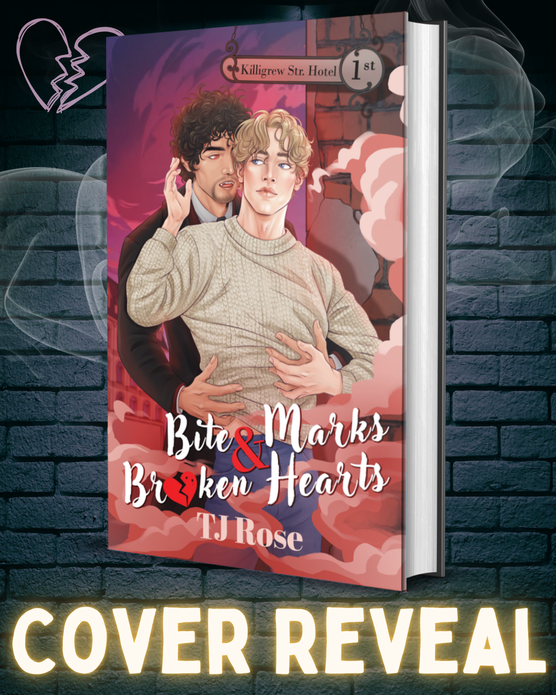 COVER REVEAL – Bite Marks & Broken Hearts by TJ Rose
