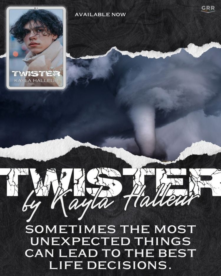 New Release News: Twister, by Kayla Halleur, is available now!
𝗡𝗲𝘄 𝗥𝗲𝗹𝗲𝗮𝘀𝗲 𝗡𝗲𝘄𝘀: 𝗧𝘄𝗶𝘀𝘁𝗲𝗿, 𝗯𝘆 𝗞𝗮𝘆𝗹𝗮 𝗛𝗮𝗹𝗹𝗲𝘂𝗿, 𝗶𝘀 𝗮𝘃𝗮𝗶𝗹𝗮𝗯𝗹𝗲 𝗻𝗼𝘄!
getbook.at/Twister

What you can expect in Twister:
🌀First person, dual POV
🌀Small town romance
🌀Age gap
🌀Low-mid angst
🌀Forced proximity
🌀Single dad/college graduate
~
Twister is a standalone story featuring an overworked farmer who loves his daughter even when she’s trying to set him up with young strangers, a recent college graduate who doesn’t love the idea of spending the rest of his life stuck in a cubicle, and a love story that blossoms in a small town with some very colorful residents.


𝗦𝗼𝗺𝗲𝘁𝗶𝗺𝗲𝘀 𝘁𝗵𝗲 𝗺𝗼𝘀𝘁 𝘂𝗻𝗲𝘅𝗽𝗲𝗰𝘁𝗲𝗱 𝘁𝗵𝗶𝗻𝗴𝘀 𝗰𝗮𝗻 𝗹𝗲𝗮𝗱 𝘁𝗼 𝘁𝗵𝗲 𝗯𝗲𝘀𝘁 𝗹𝗶𝗳𝗲 𝗱𝗲𝗰𝗶𝘀𝗶𝗼𝗻𝘀.

#GayRomanceReviews #GRR #GRRTours #KaylaHalleur #PromoBlitz #RainbowRomance #LGBTQreads #Contemporary #AgeGapRomance #SmallTownRomance #ForcedProximity
@gay.romance.reviews @gayromancereviews.bsky.social
 
Connect with Kayla ➤
Instagram: https://www.instagram.com/khalleur.writes
Facebook: https://www.facebook.com/khalleur.writes
Bluesky: https://bsky.app/profile/khalleur.bsky.social
Newsletter sign-up: https://BookHip.com/TPBAQVT
