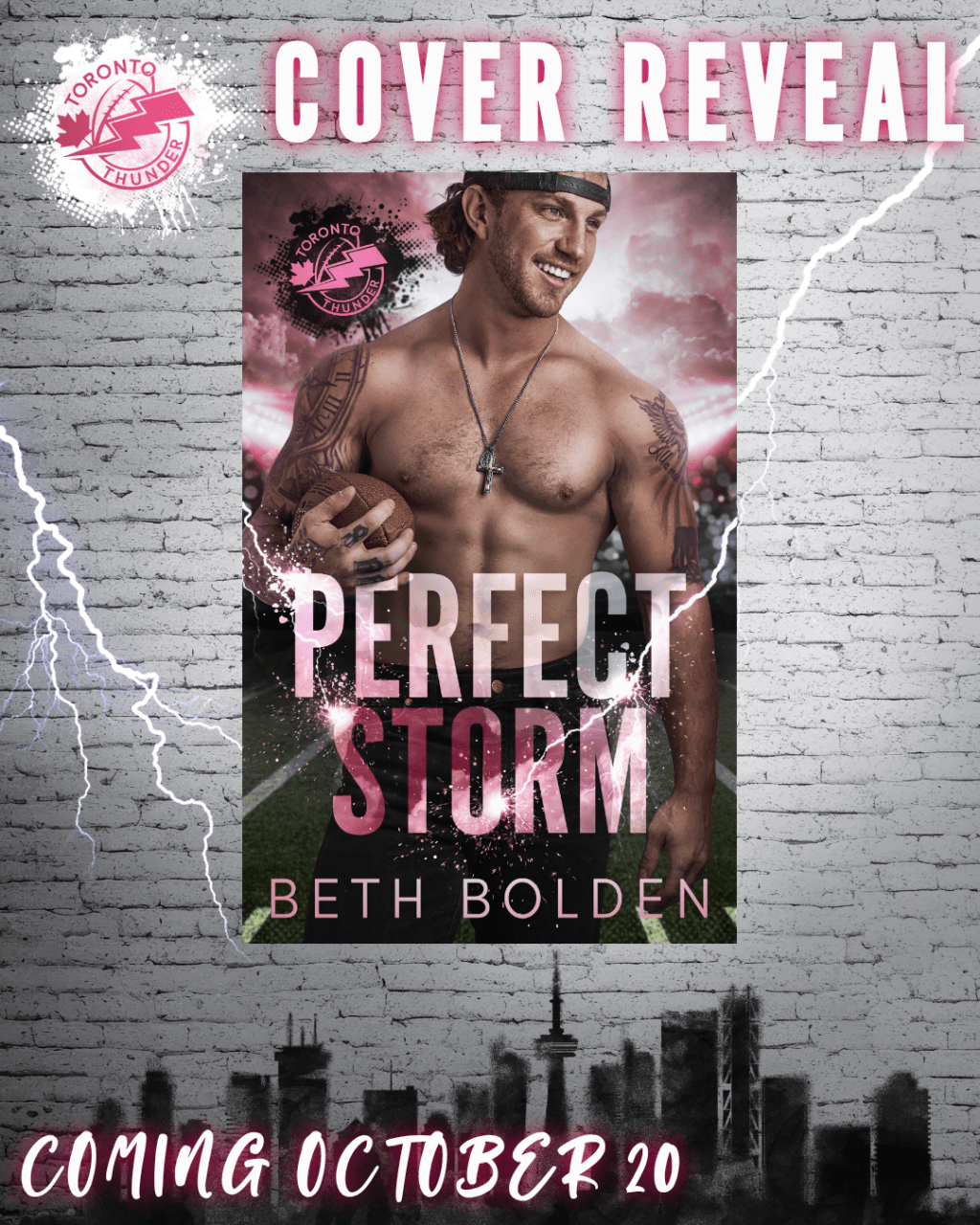 🏈💗 PERFECT STORM by Beth Bolden    COVER REVEAL&nbsp;💗🏈