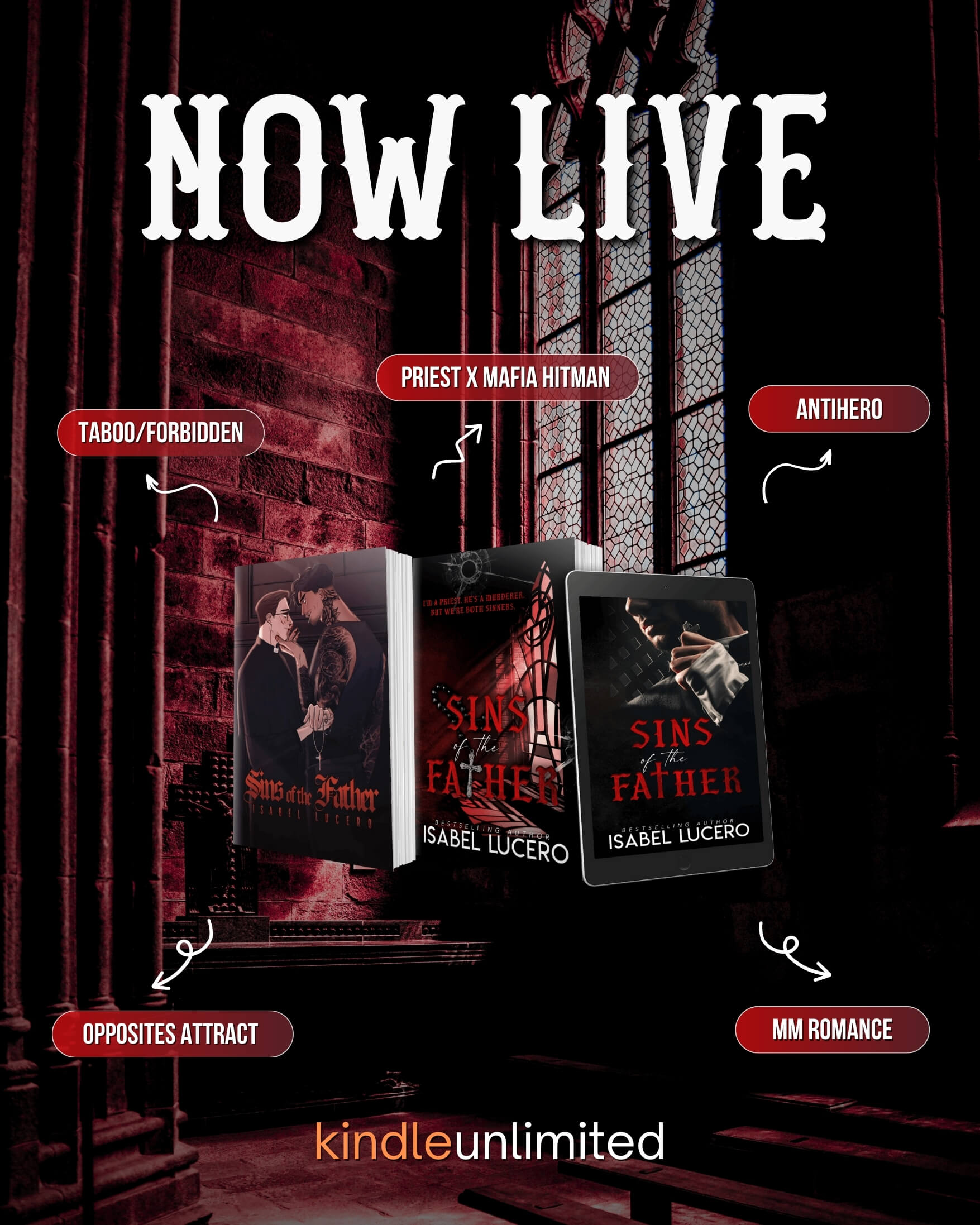 RELEASE DAY: Sins of the Father by Isabel Lucero