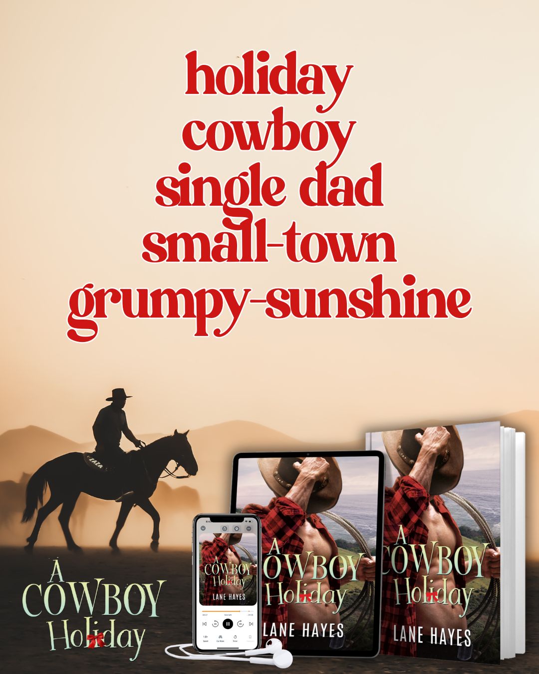 AUDIO BLITZ – A Cowboy Holiday by Lane Hayes