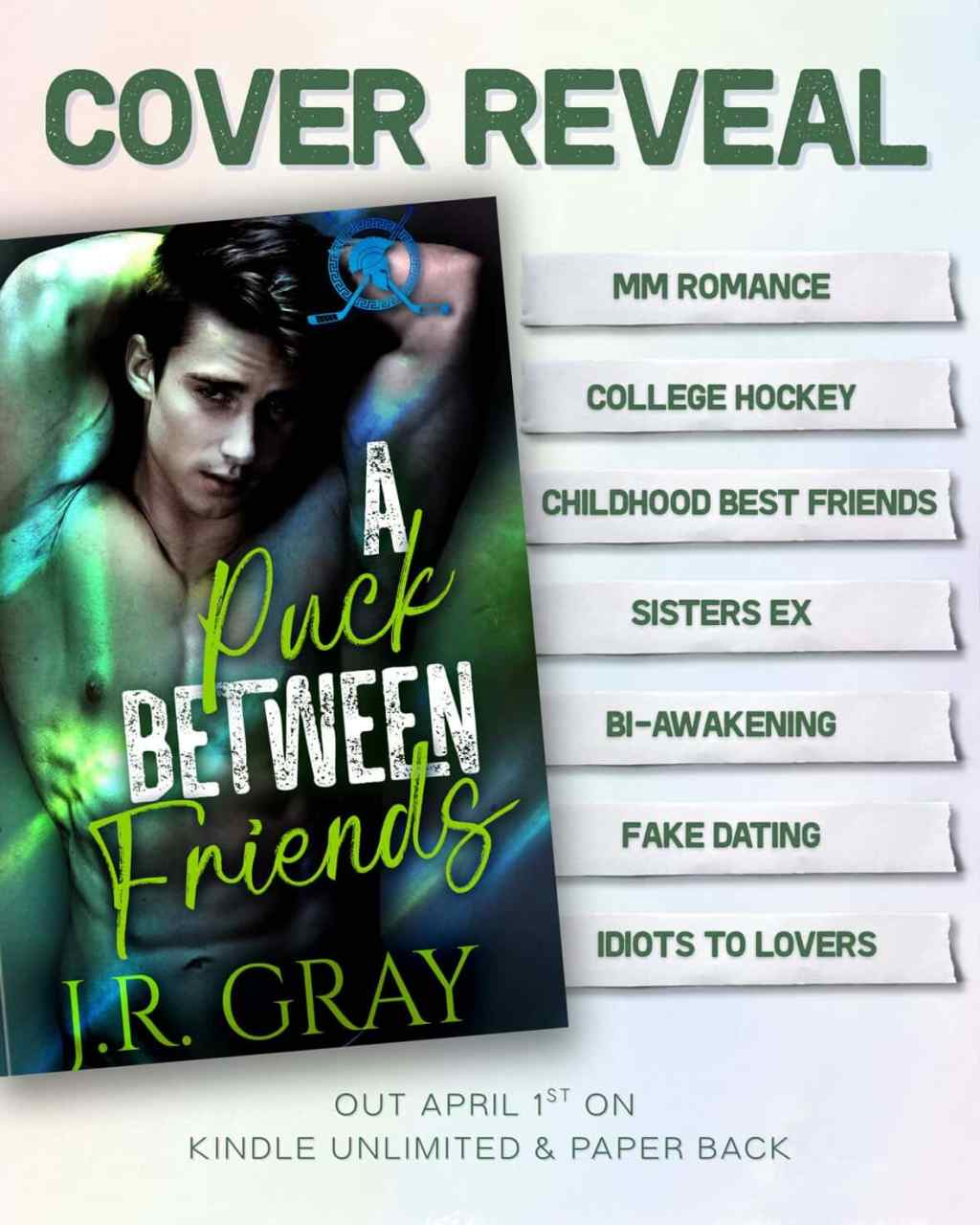 COVER REVEAL: A Puck Between Friends by J.R. Gray