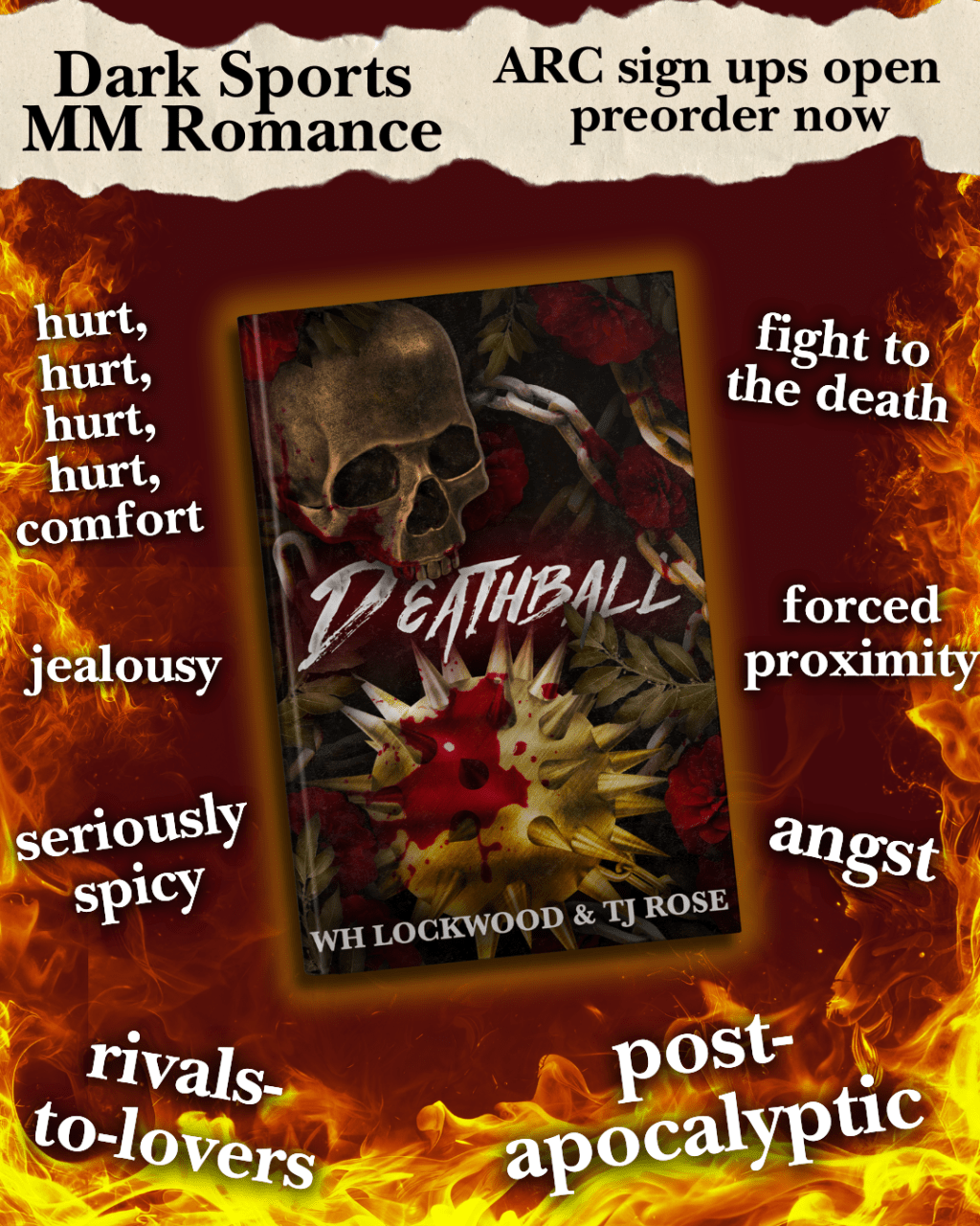 COVER REVEAL: Deathball by WM Lockwood & TJ&nbsp;Rose