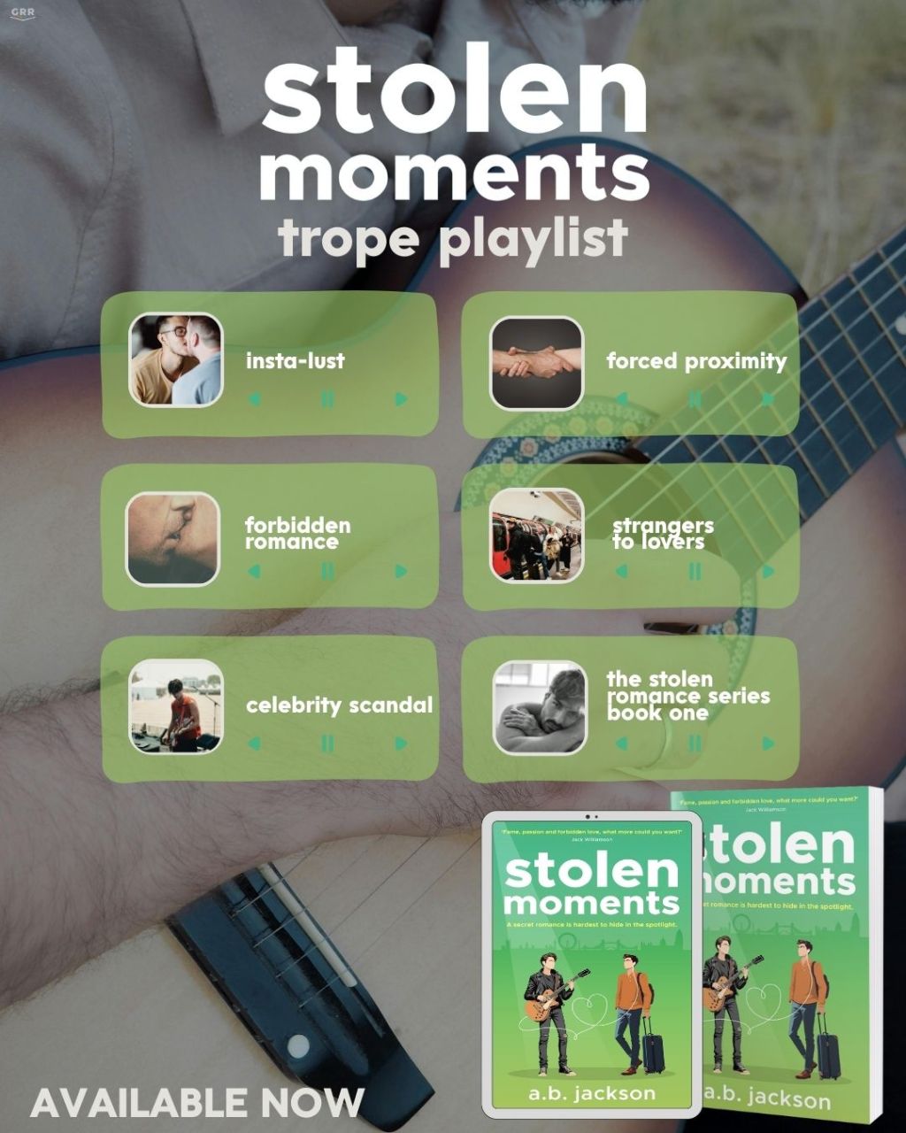 RELEASE TOUR: Stolen Moments by A.B.&nbsp;Jackson