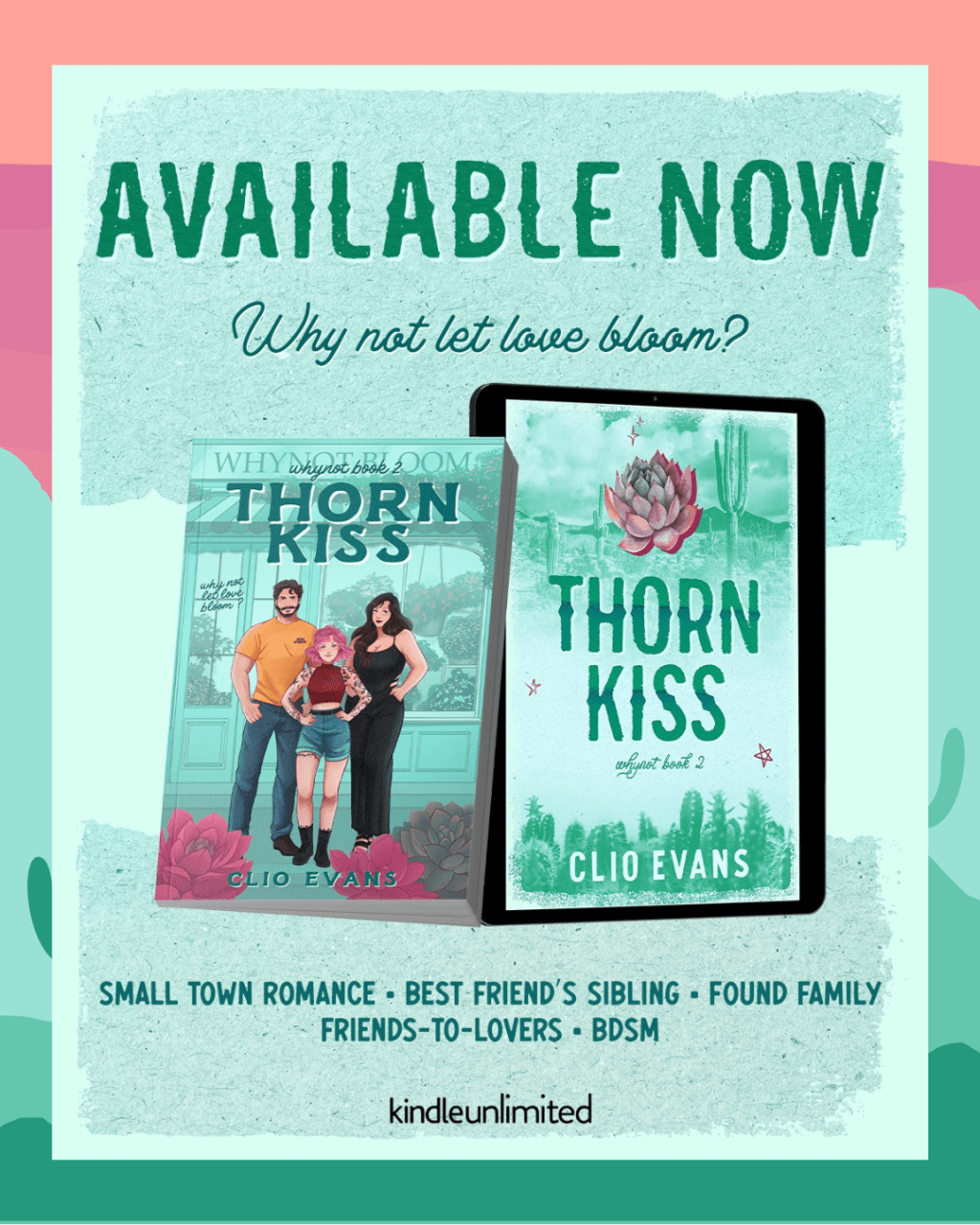 release boost: Thorn Kiss by Clio&nbsp;Evans