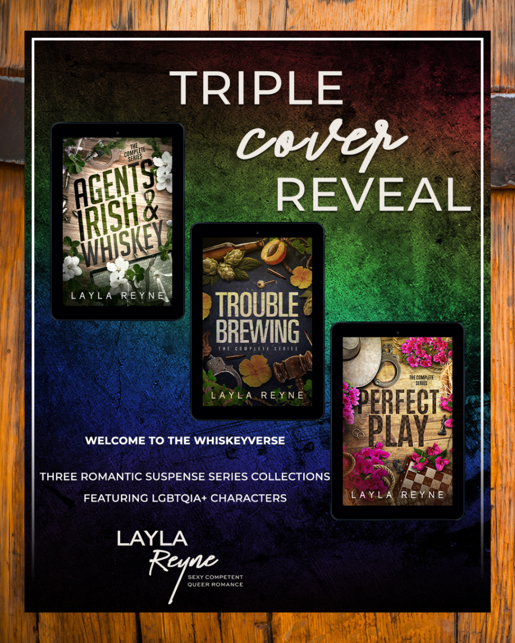 🥃✨ COVER REVEAL — Layla Reyne’s Whiskey Verse Collections&nbsp;✨🥃