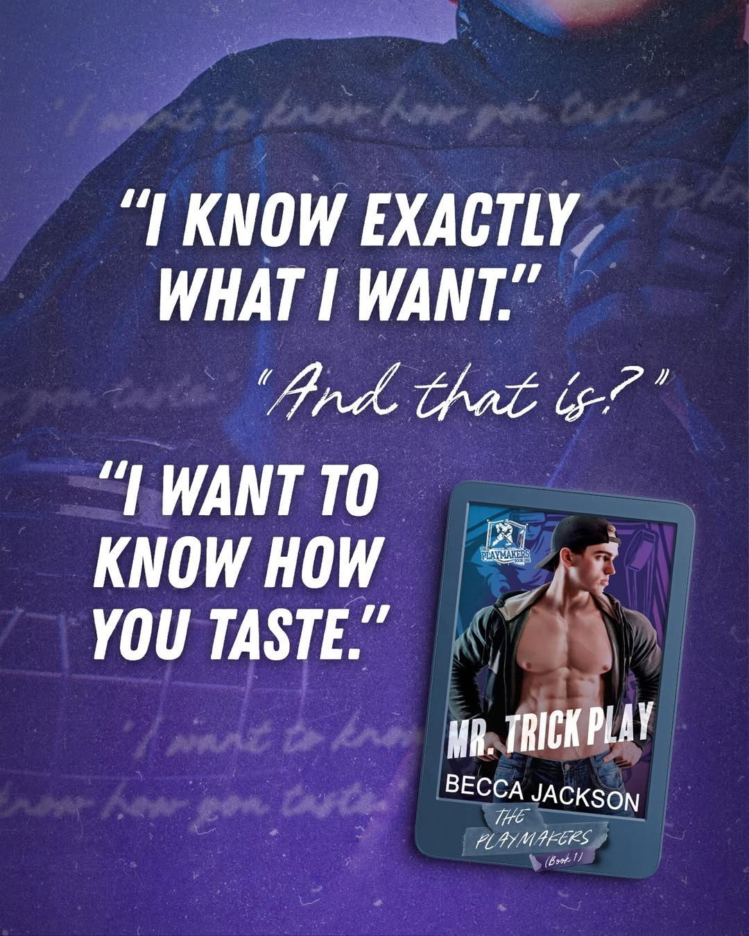 new release: Mr. Trick Play by Becca Jackson