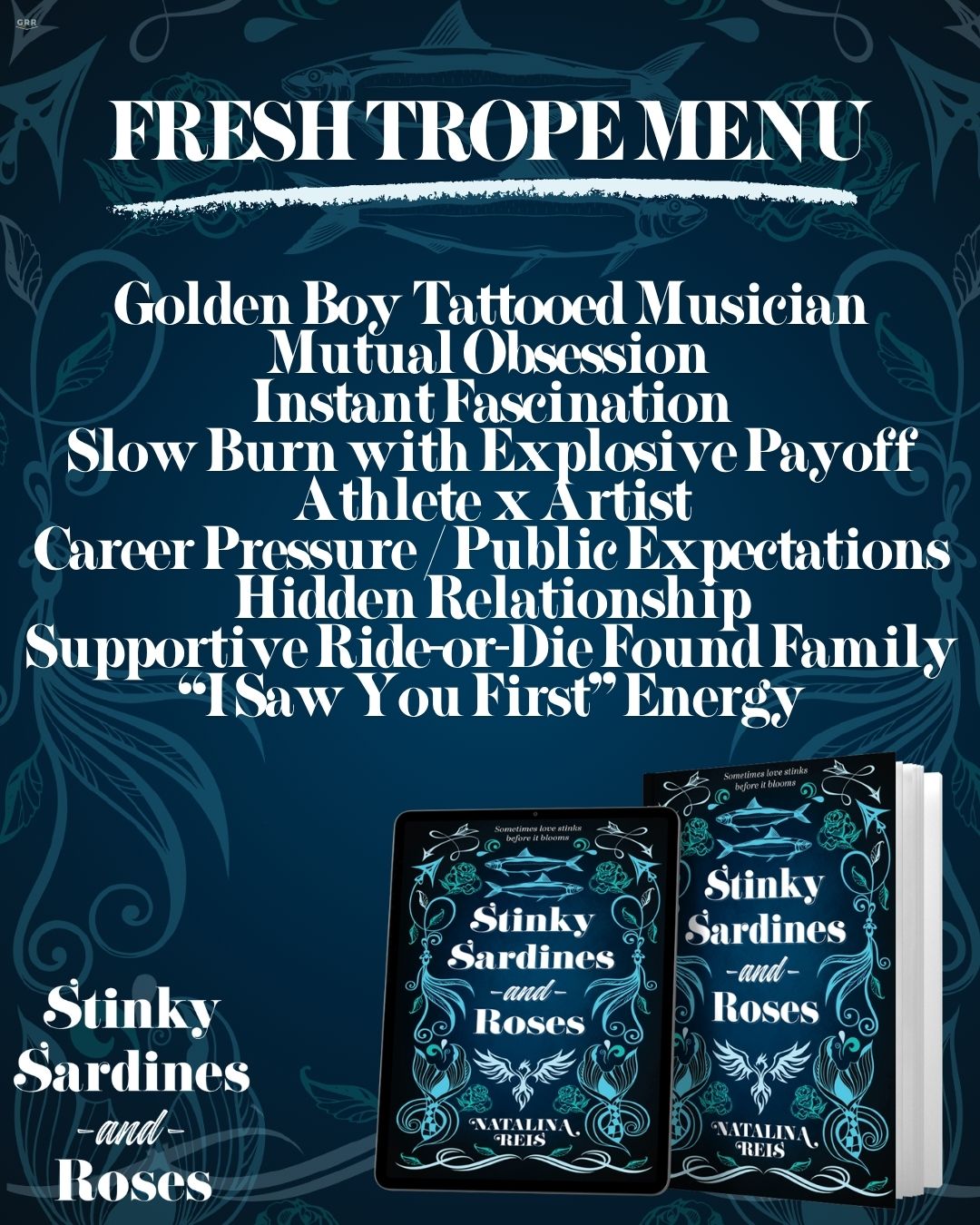 PROMO BLITZ: Stinky Sardines and Roses by Natalina Reis