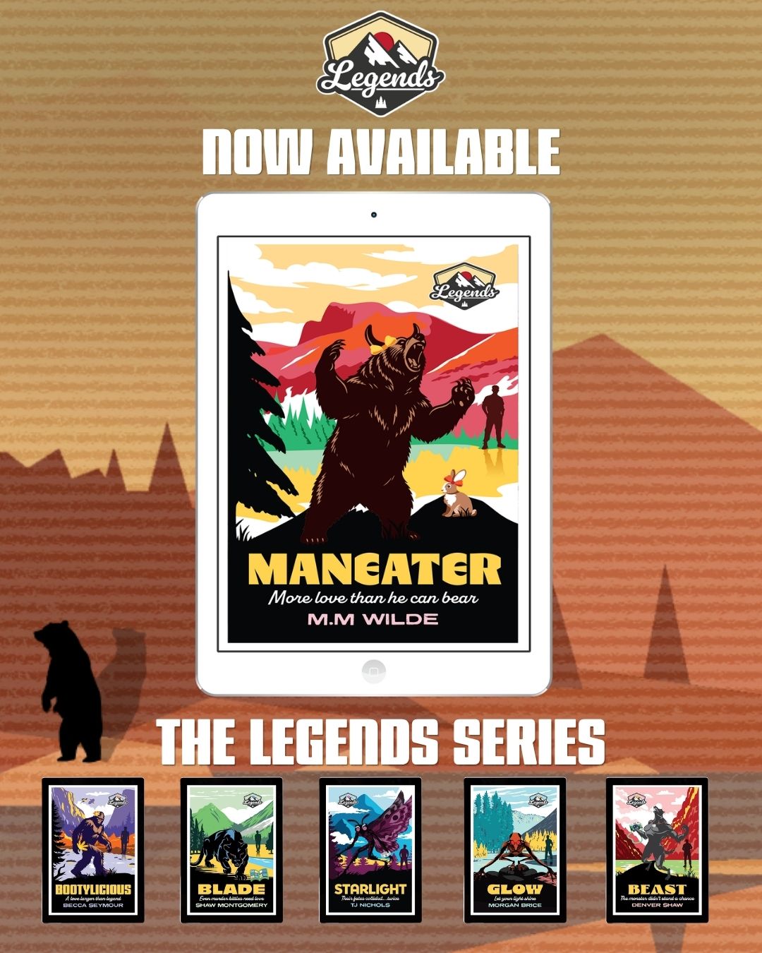 LEGENDS PROMO BLITZ: Maneater by M.M. Wilde