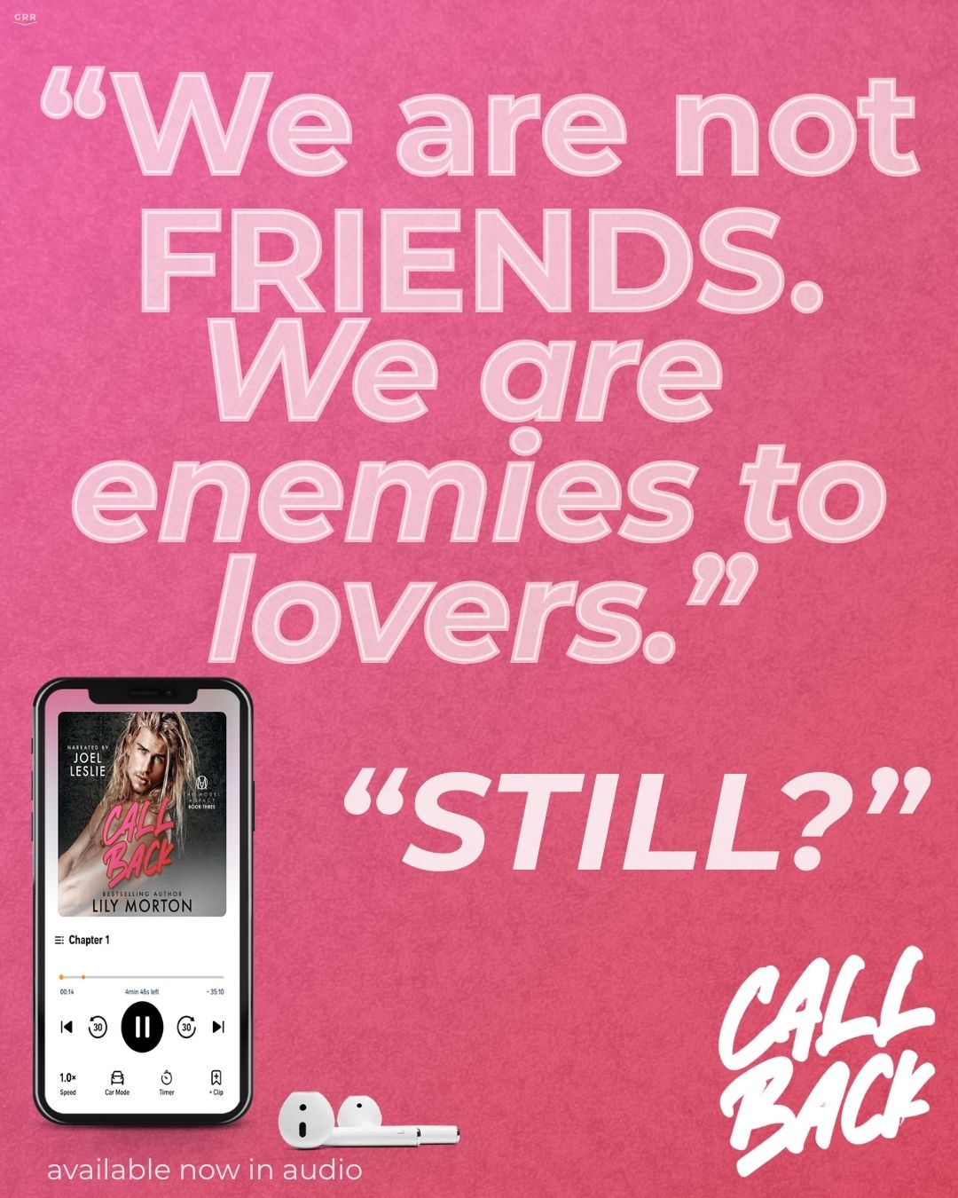 AUDIO BLITZ – Call Back by Lily Morton