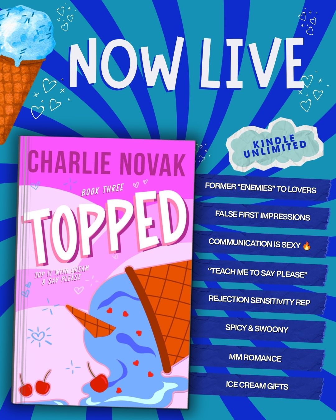 NEW RELEASE: Topped by Charlie Novak